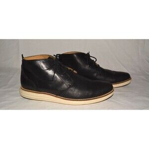 Cole Haan Grand OS Men’s Black Leather Chukka Boots Size 10M Casual Dress